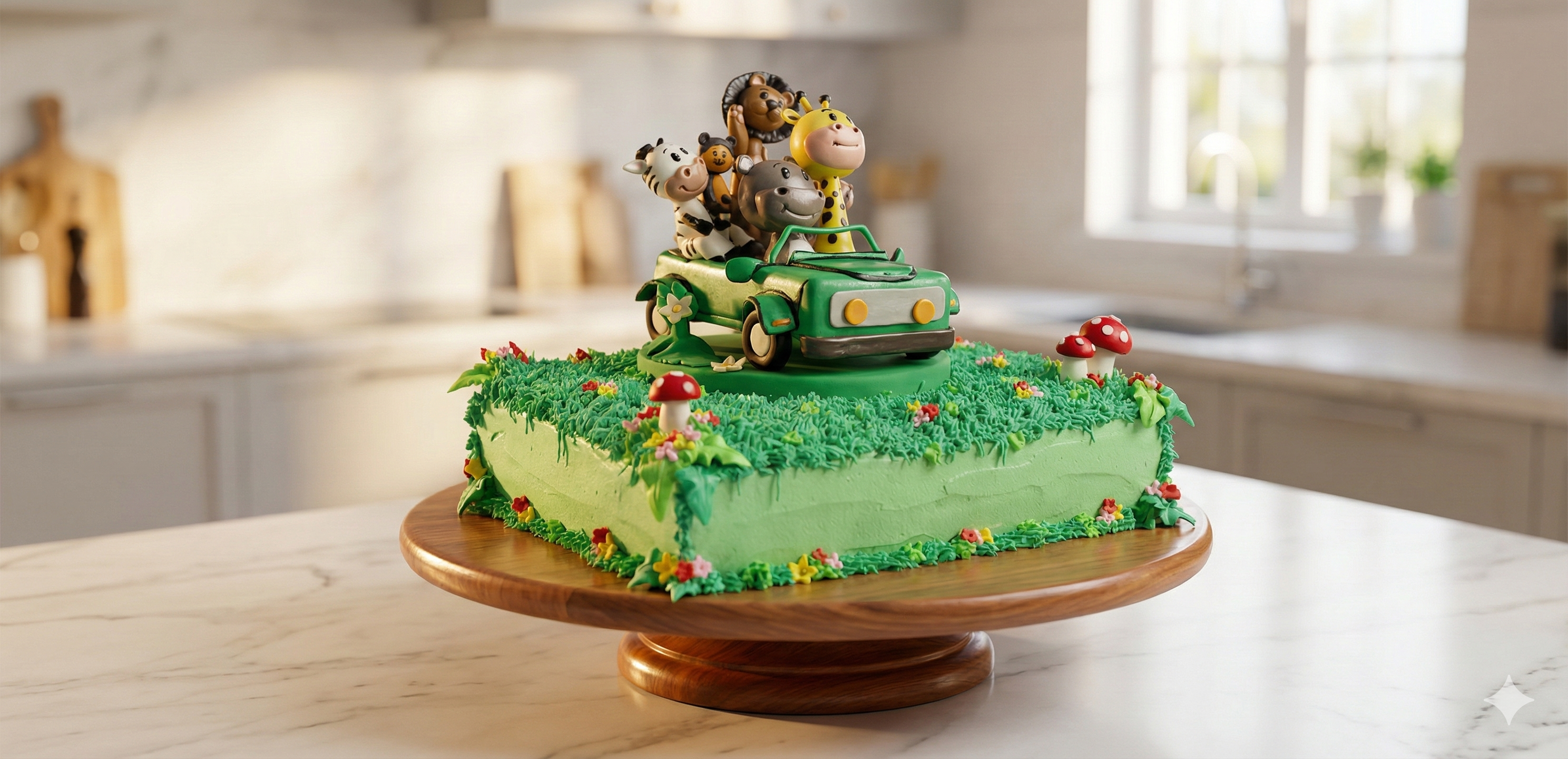 Torta personalizada con detalles en fondant